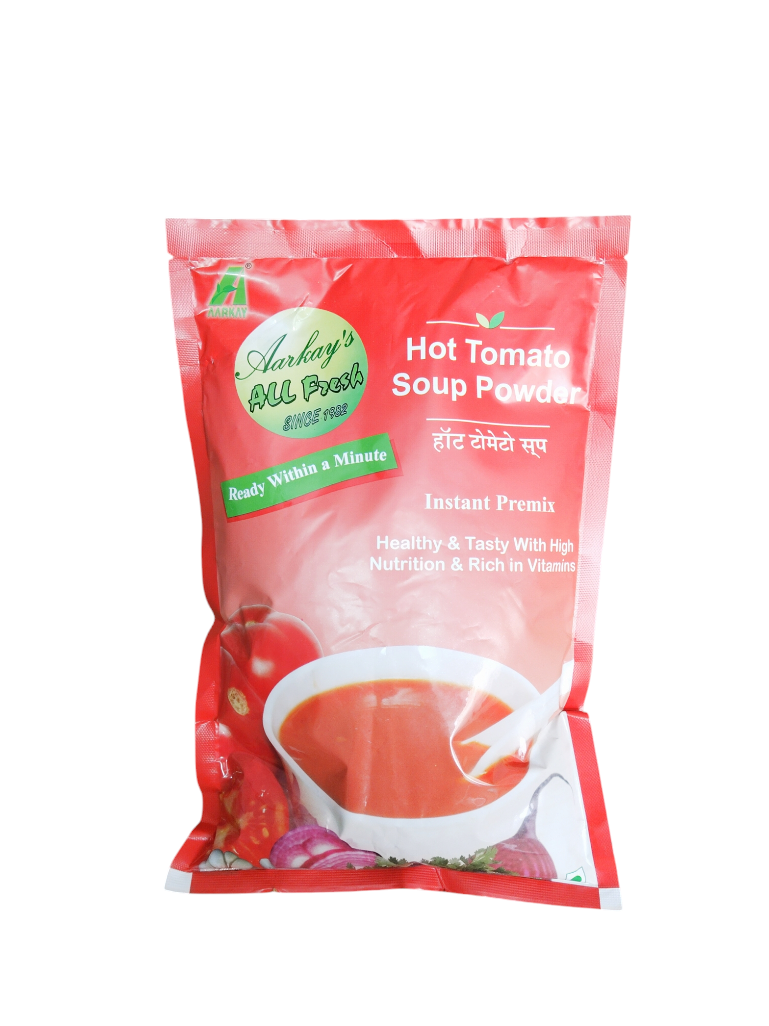 All Fresh Tomato Soup Front All Fresh Hot Tomato Soup Premix 1 Kg - Image 1