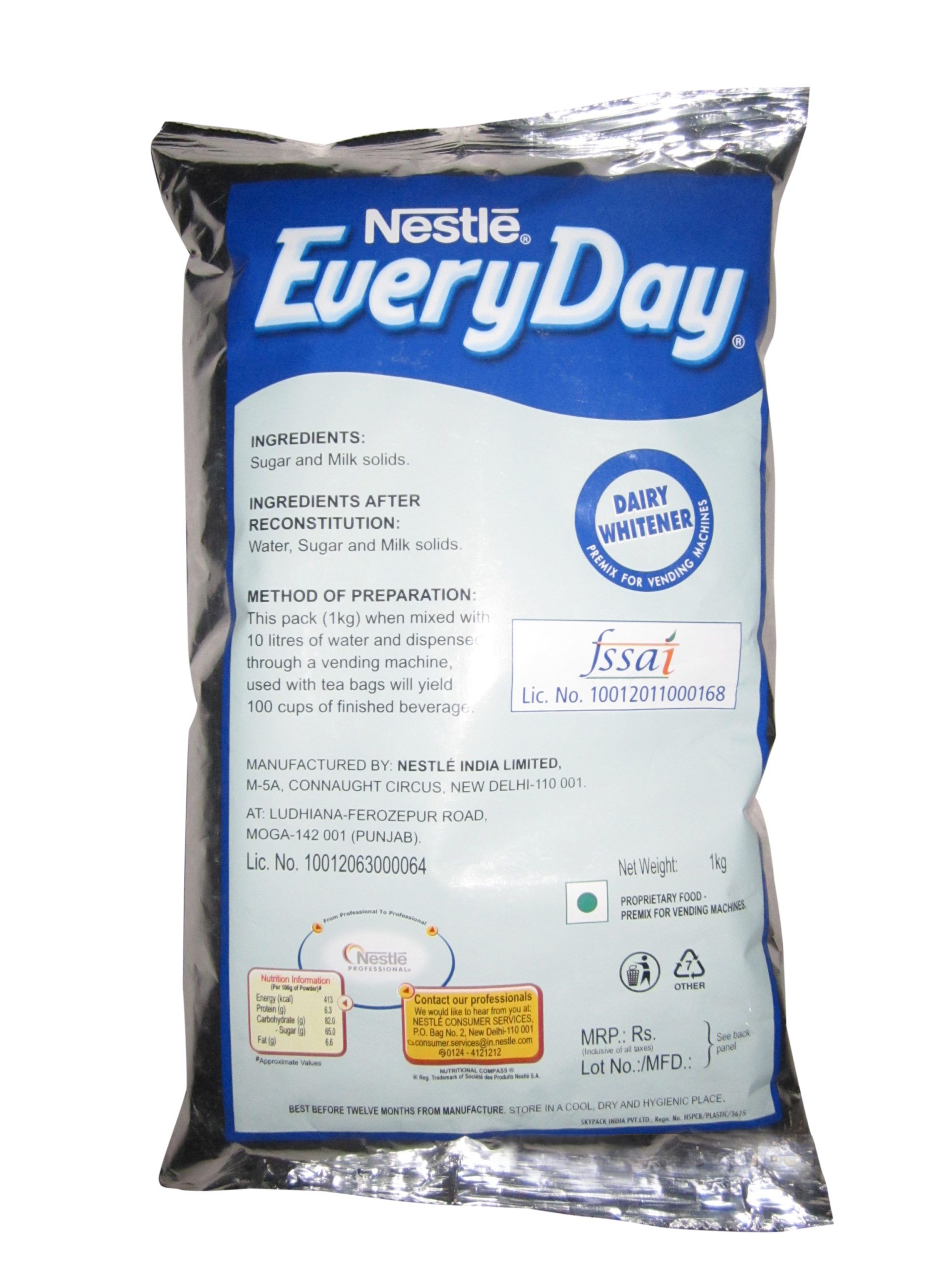 Evry Day Normal Sugar Nestle Everyday Dairy Whitener (Normal Sugar) 1 Kg - Image 1