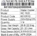 Voltas Water Cooler Stainless Steel 15/20 Ltr. - Image 9