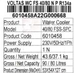 Voltas Water Cooler Stainless Steel 40/80 Ltr. - Image 8