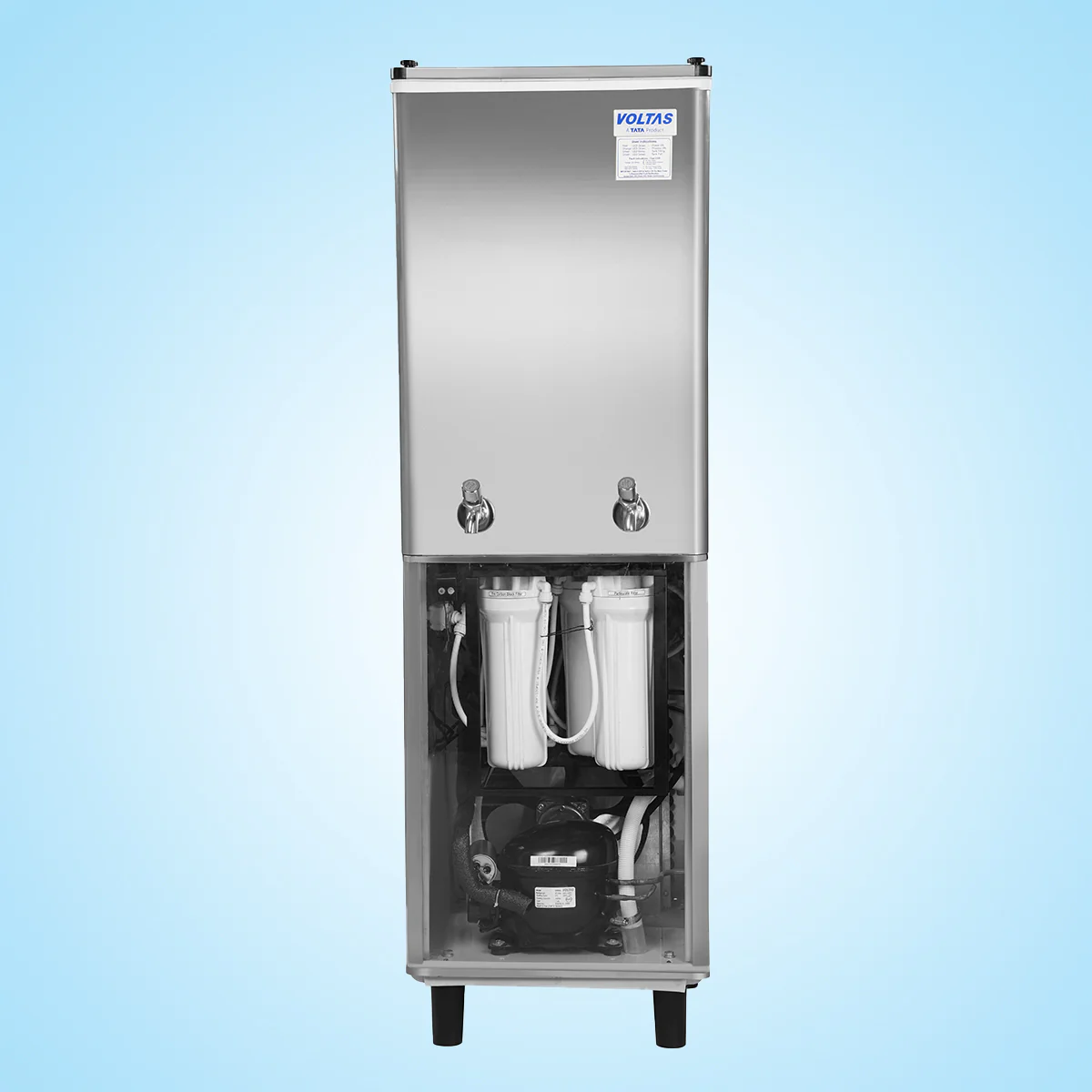 Water Cooler RO Voltas Water Cooler Stainless Steel 40/80 Ltr. With RO+UV - Image 1